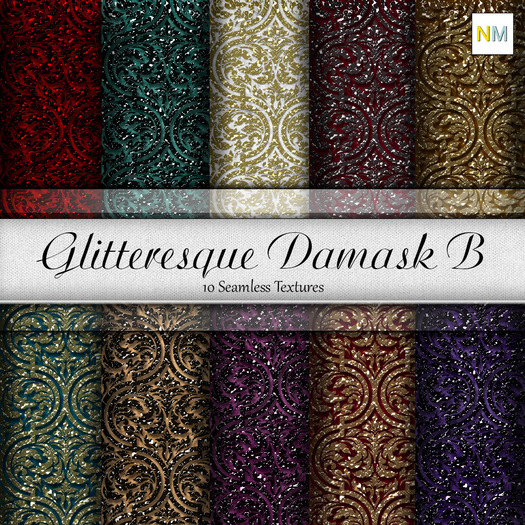 Glitteresque Damask