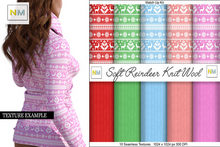 Soft Reindeer Knit Wool