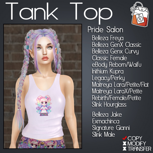 ~TL~ Pride Salon Tank Set