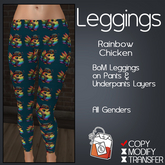 ~TL~ Rainbow Chicken BoM Leggings