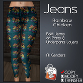 ~TL~ Rainbow Chicken BoM Skinny Jeans