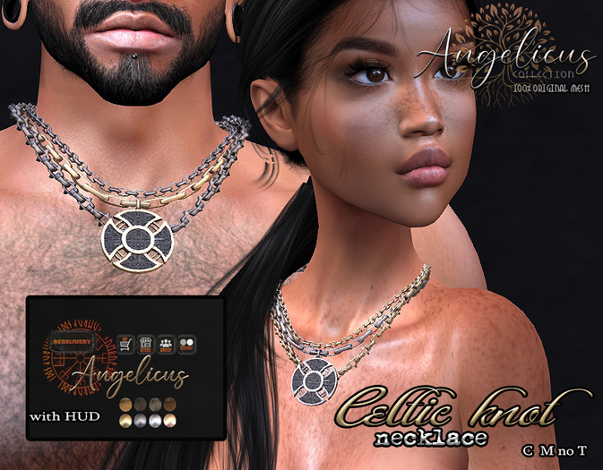.Angelicus. Celtic Knot  necklace 