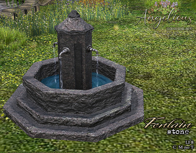 .AngelicUs. Stone fontain 