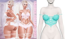 Lush - Seduce Lace Top Turquoise