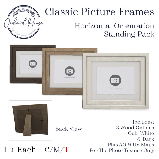 [OH] Orchard House - Horizontal Stand Picture Frame Set