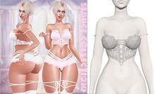 Lush - Seduce Lace Top Light Grey