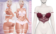 Lush - Seduce Lace Top Bordeaux