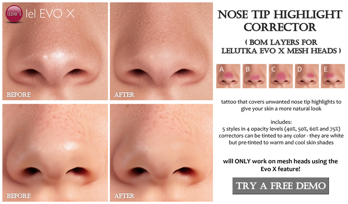 Izzie's - Nose Tip Highlight Corrector (Evo X BOM)