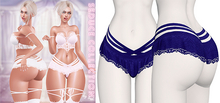 Lush - Seduce Lace Skirt Navy