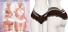 Lush - Seduce Lace Skirt Dark Brown