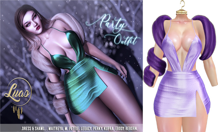 Luas Party Outfit Lilac