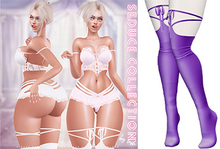 Lush - Seduce Stockings Purple