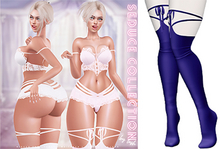 Lush - Seduce Stockings Navy