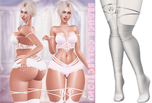 Lush - Seduce Stockings Light Grey