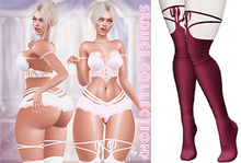 Lush - Seduce Stockings Bordeaux