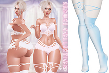 Lush - Seduce Stockings Baby Blue
