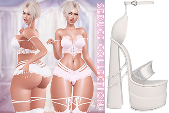 Lush - Seduce Platforms White