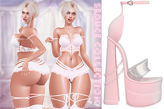 Lush - Seduce Platforms Pale