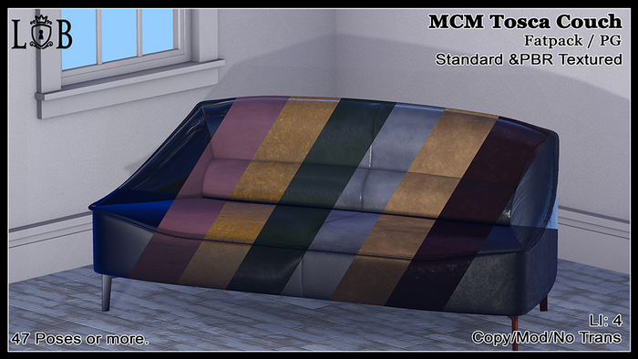 ~L:B~ MCM Tosca Couch-Fatpack PG (Boxed)
