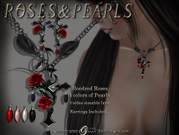  ~ ROSES & TEAR PEARLS JEWELRY ~ 