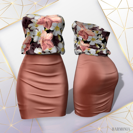 Beige Flowers Nadia LaraX