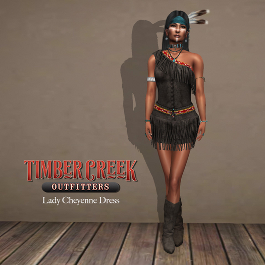 [Timber Creek] Lady Cheyenne Dress-Earth