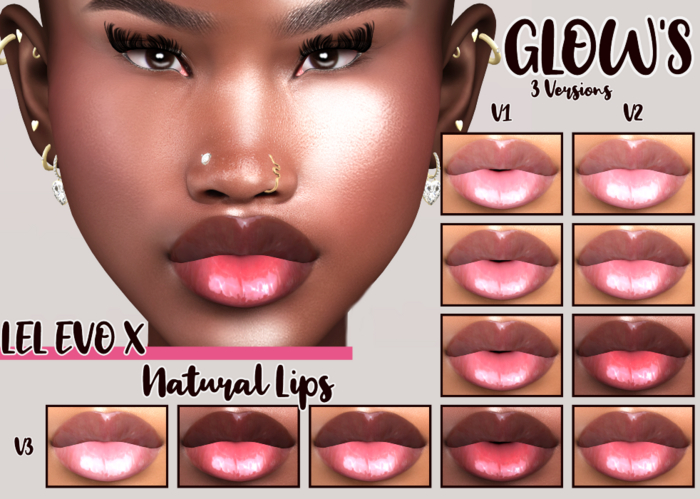 GLOW'S-NATURAL LIPS