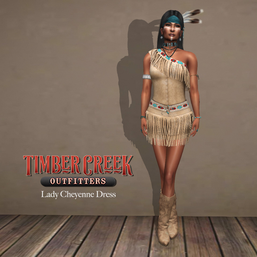 [Timber Creek] Lady Cheyenne Dress-Pale