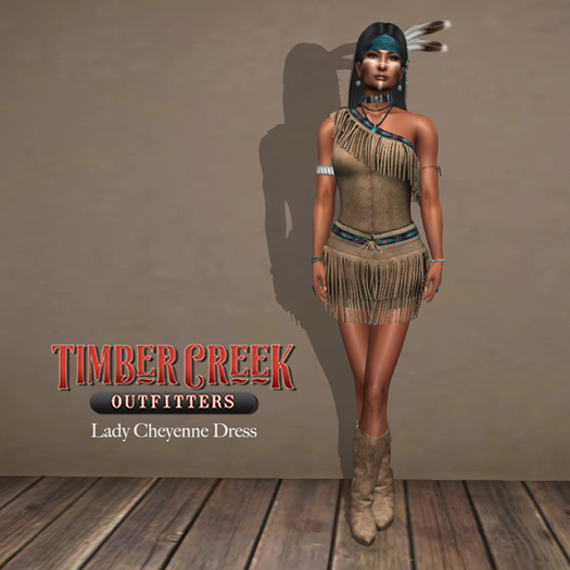 [Timber Creek] Lady Cheyenne Dress-Rawhide