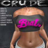 Brat. Women's Shoulder Shirt S (WOS) <Wear Me>
