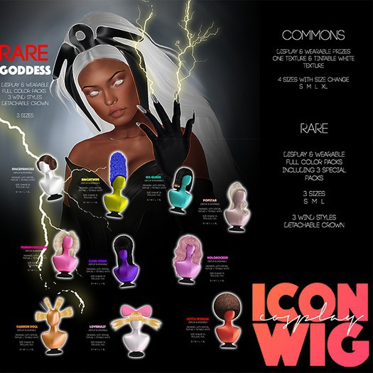 little bones. IconCosplay Wig - HoloRocker