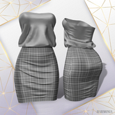 Grey Plaid Nadia LaraX