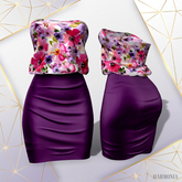 Magenta Flowers Nadia LaraX