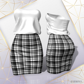 Plaid White Nadia LaraX