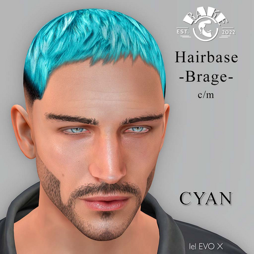 RAKE Hairbase -Brage- EVOX Cyan