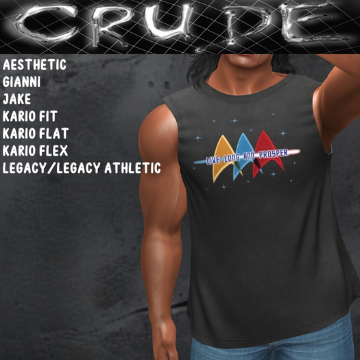 Live Long and Prosper Men's T-Shirt (MT3)  <Wear Me>