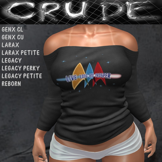 Live Long and Prosper Women's Shoulder Shirt LS (WOLS) <WEAR>