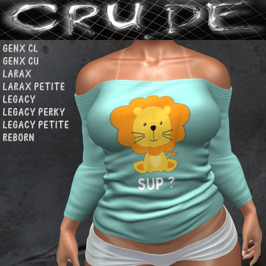 Sup (Lion) Women's Shoulder Shirt LS (WOLS)  <Wear Me>