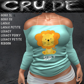 Sup (Lion) Women's Shoulder Shirt LS (WOLS) <Wear Me>