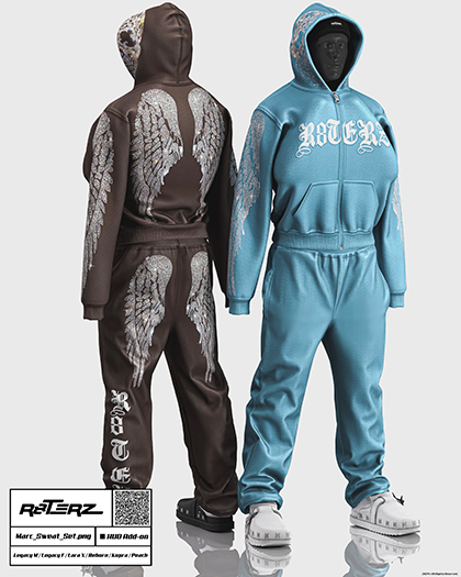 R8TERZ - Marc Sweat Set "Rhinestone" HUD