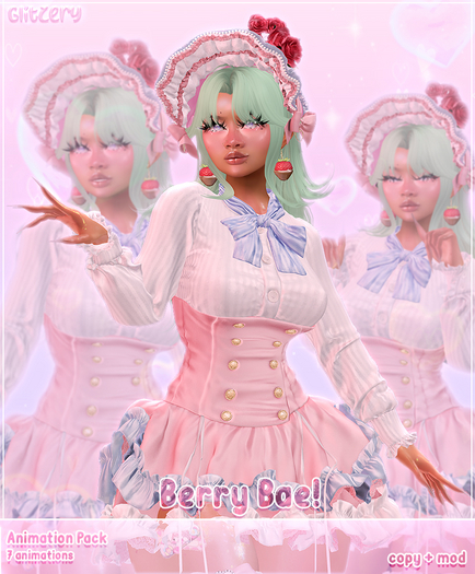 Glitzery ~ BerryBae! animation pack