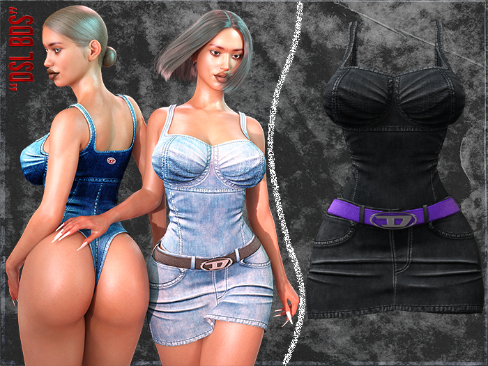 DILEMMA - DSL Denim Bodysuit v7 