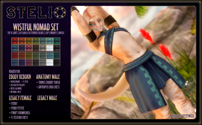 [Stelio] Wistful Nomad Set - Anatomy Male