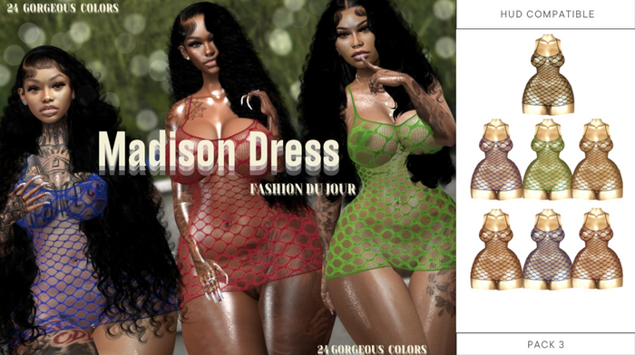 Madison Dress-PACK 3