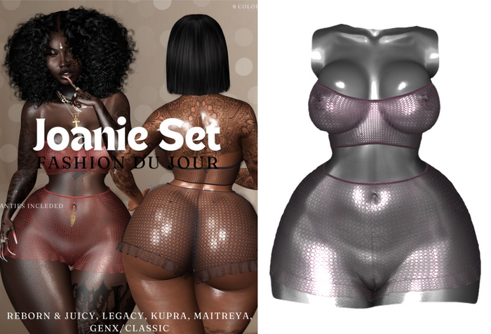 Joanie Set- BUBBLE GUM