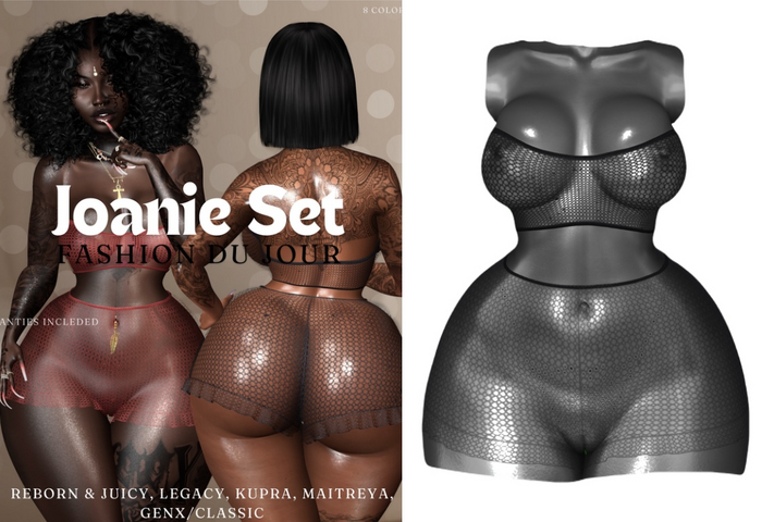 Joanie Set- BLACK