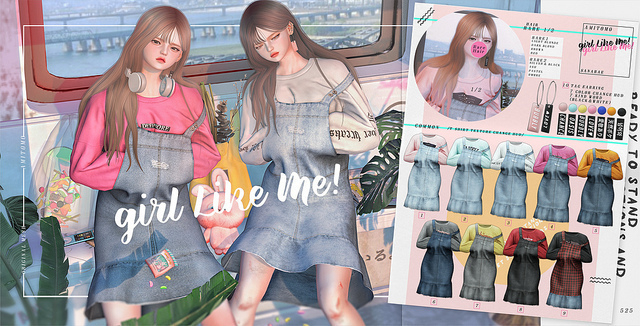 AMITOMO /  Girl Like Me GACHA / HAIR / 2 RARE
