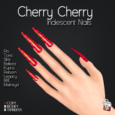 ~TL~ Cherry Cherry Iridescent Nails