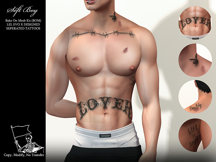 [RR] - Soft Boy Tattoo - Set