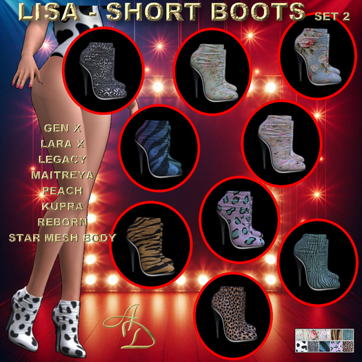 LISA SHORT BOOTS set2